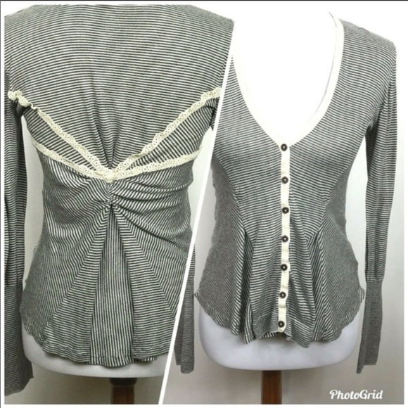 Sparrow Anthropology Striped Cardigan - Picture 8 of 12